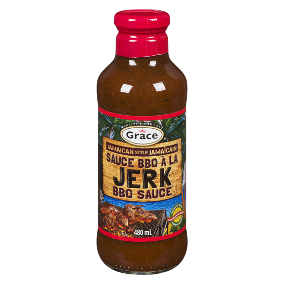 Grace Jamaican Style Jerk Bbq Sauce Bottle