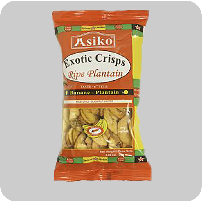 Asiko Exotic Crisps Ripe Plantain